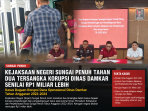 Kejari Sungai Penuh Tahan Dua Tersangka Dugaan Korupsi Dana Operasional Damkar, Kerugian Negara Rp1,37 Miliar