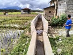 Proyek Saluran Irigasi Oplah Pertanian Desa Danau Tinggi Terkesan Menghamburkan Uang Negara