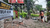 Instalasi Pipa Selesai 100%, Fasilitas Sumur Bor TMMD Ke-129 Kodim 0313/KPR Masuki Tahap Finis.