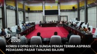 Komisi II DPRD Sungai Penuh Tampung Aspirasi Pedagang, Relokasi Pasar Tanjung Bajure Disorot