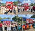 Semarak HUT RI ke-81, Mahasiswa KKN UHT Pekanbaru Bersama Warga Mentangor Gelar CKG dan Aneka Lomba