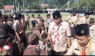 Dandim 0417/Kerinci Hadiri Apel Hari Pramuka ke-64 Tahun 2025