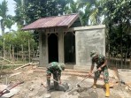 MCK Dayah Blang Cot Capai 85 Persen, Satgas TMMD ke-129 Kebut Pemasangan Septic Tank