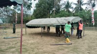 Jelang Penutupan TMMD ke-129, Satgas dan Warga Matangkan Persiapan Upacara