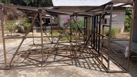 Sasaran Ketiga TMMD Ke-129, Babinsa Koramil 03/Bunut Dampingi Pembuatan Pondasi Tower Air Bersih di Desa Delik