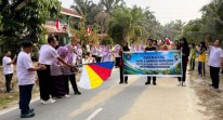 Kemeriahan Karnaval HUT RI ke-81 di SMPN 3 Bandar Seikijang, Usung Tema Peduli Lingkungan