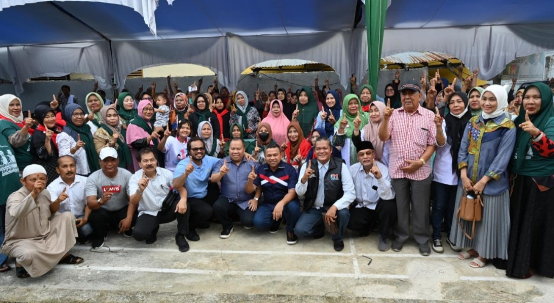 Kampanye di Pekanbaru, Warga Sukakadi dan Senapelan Siap Menangkan Abdul Wahid-SF. Hariyanto