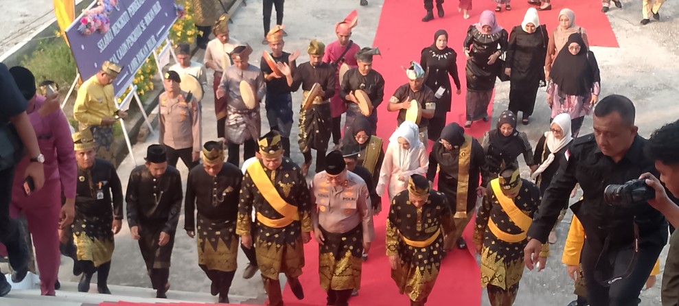Ber-Sinergi Menjaga Stabilitas Keamanan ,LAM Rohil Sambut Kunjungan Kapolres Rohil