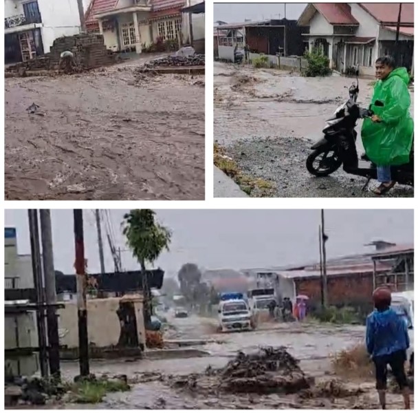 Saat Jalan Nasional Banjir, Desa Tangkil dan Jernih Jaya Tidak Bisa Dilewati, Jalan Alternatif Tidak Ada Sejak Zaman Belanda