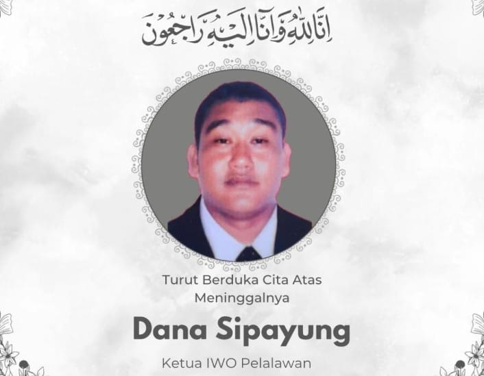 Keluarga Besar PW IWO Riau Berduka, Ketua PD IWO Pelalawan Dana Sipayung Tutup Usia