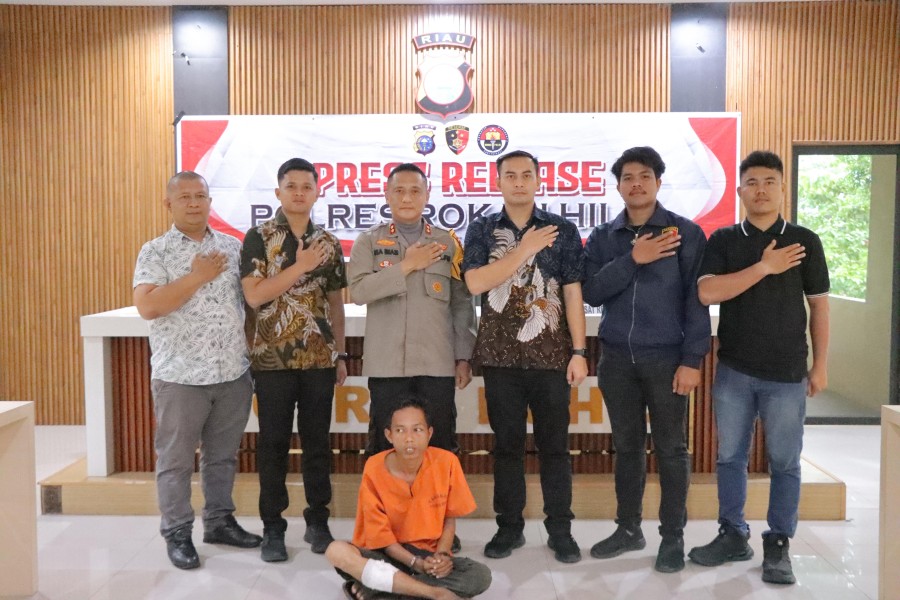 Motif Sakit Hati Abang Bunuh Adik Kandung , Kejadian di Rohil