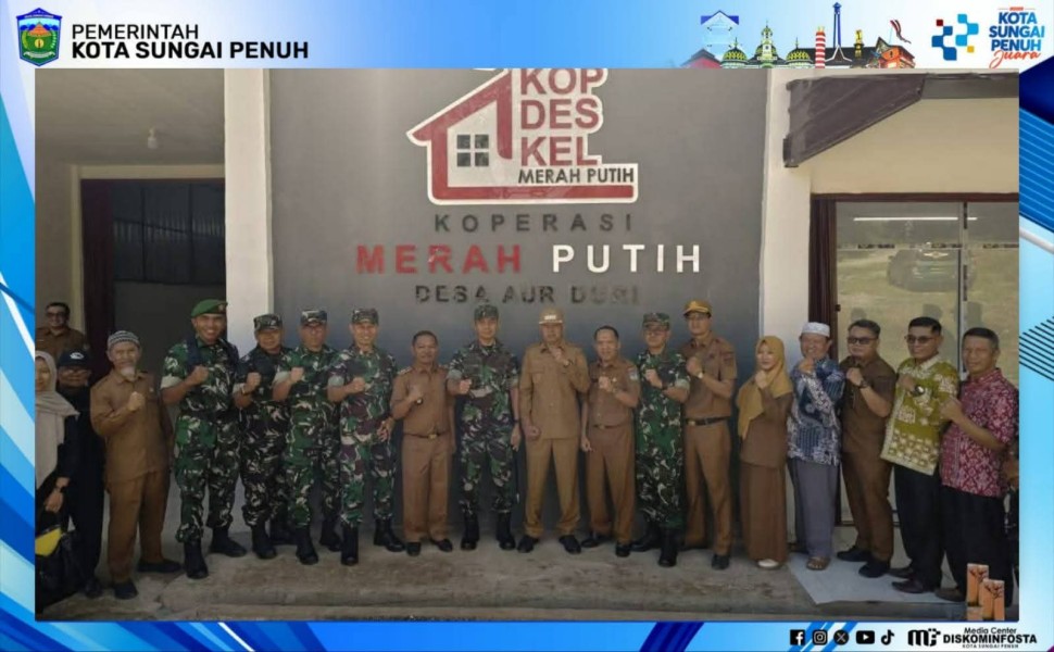 Sinergi Pemda dan TNI, Progres Koperasi Merah Putih di Sungai Penuh Dikebut