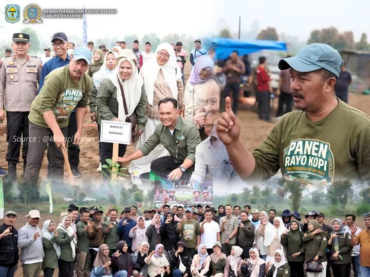 Tanam Perdana Kopi Arabika 2026, Irwandri Dorong Kerinci Bangun Industri Kopi dari Hulu hingga Hilir