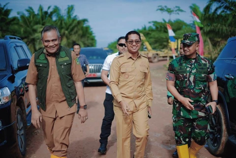 Wabup Rohil Jhony Charles Sambut Kunker Pangdam I/BB dan Danrem