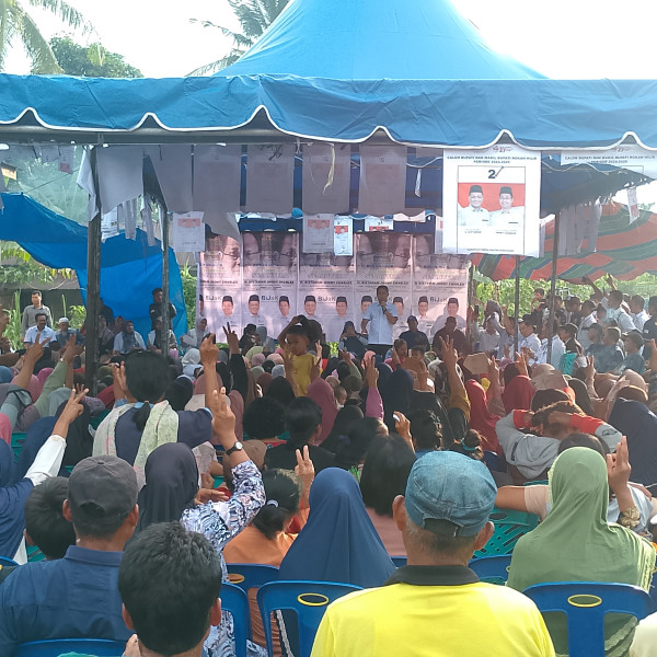 Kampanye Terakhir, Warga Serusa Teriak Ganti Bupati ! Siap Menangkan Bijak 80 Persen