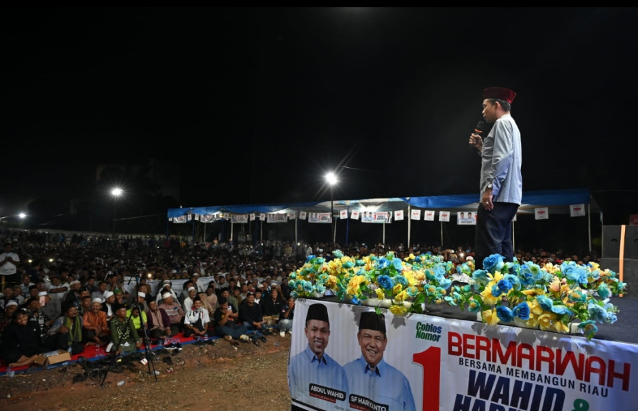 Sejak Menyatakan Diri Maju Cagubri, Abdul Wahid Mengawali dan Mengakhiri Safari Politik di Rohil