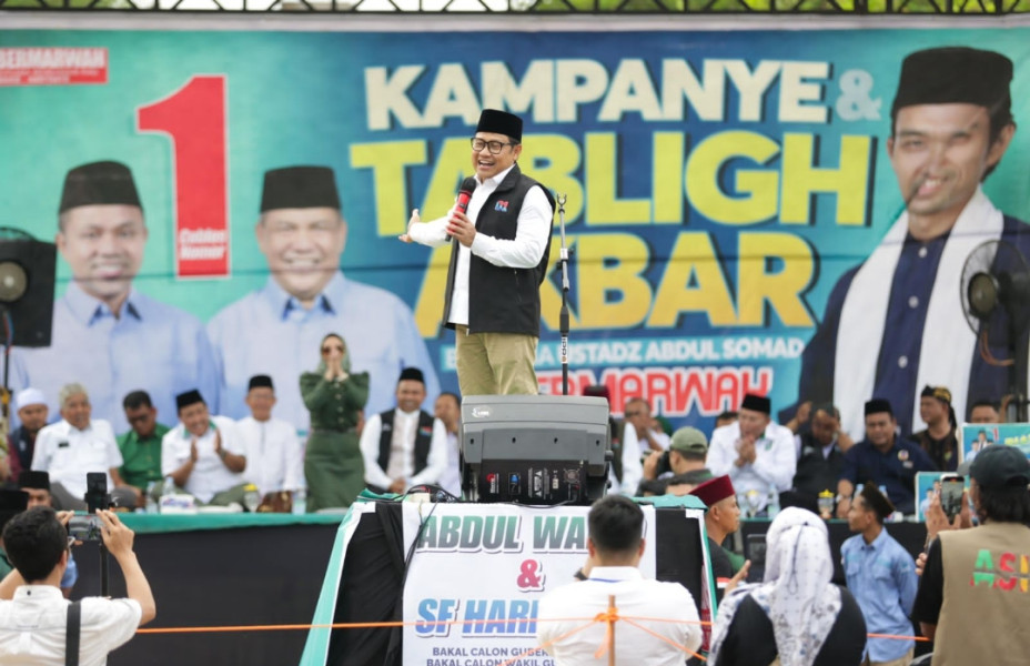 Didukung UAS dan Survei Bagus, Cak Imin Optimis Bermarwah Menang di Riau