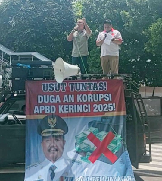 LSM Cakrawala Nusantara Geruduk KPK, Desak Usut Dugaan Fee Proyek Bupati Kerinci