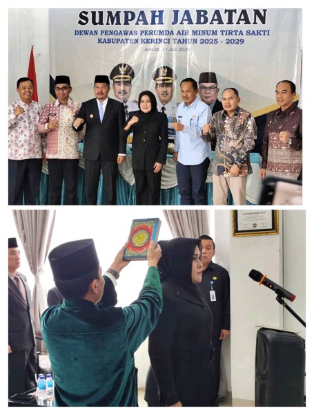 Maya Novefri Resmi Dilantik Pengawas PDAM