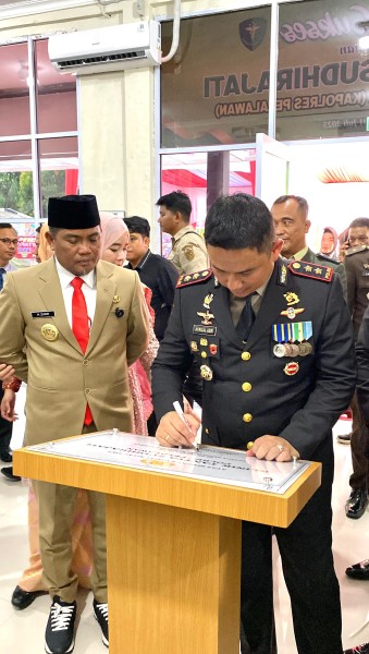 Bupati Zukri Hadir di Upacara HUT Bhayangkara ke 79, Berharap Sinergitas Terjalin Erat
