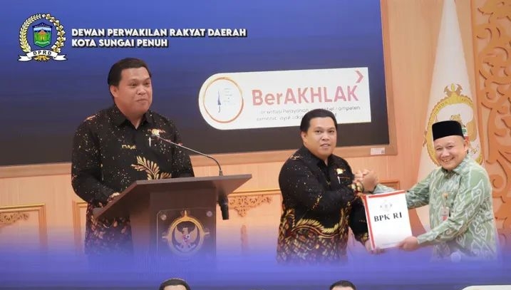 Ketua DPRD Hutri Randa Apresiasi WTP ke-14 Kota Sungai Penuh, Tegaskan Komitmen Perkuat Tata Kelola Keuangan