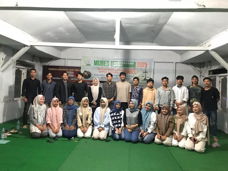 Sukses Gelar Musyawarah Besar, Ikatan Mahasiswa Belui Punya Nahkoda Baru