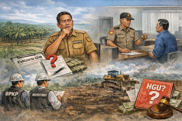 Diduga Beroperasi Tanpa Sertifikat HGU, Izin PT Pesawon Raya Dievaluasi Pemkab Pelalawan