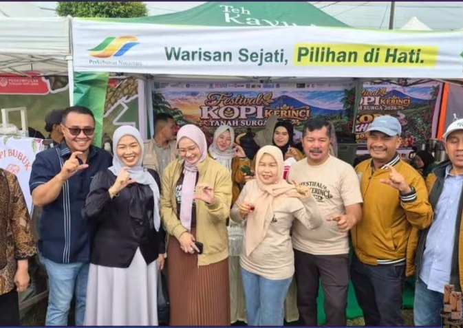 Hadiri Festival Kopi Kerinci 2026, Alfin Dorong Kopi Jadi Penggerak Ekonomi Daerah