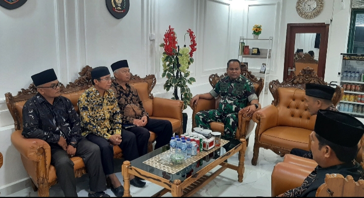 Dandim 0417/Kerinci Terima Kunjungan Pengurus Adat Melayu Kerinci - Jambi