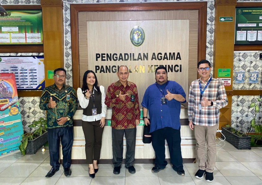 Pererat Kemitraan, Manajemen BRI Sambangi Pengadilan Agama Pangkalan Kerinci Guna Hadirkan Solusi Perbankan Prima