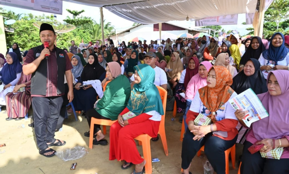 Akhiri Kampanye Zona Satu, Abdul Wahid Mendapat Banyak Dukungan Warga Siak