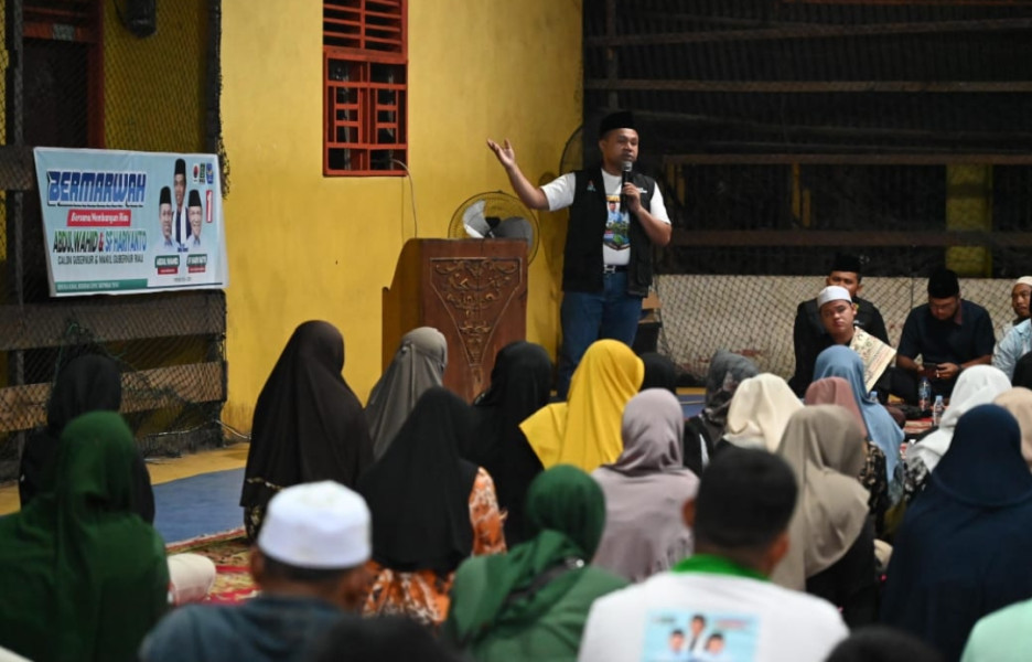 Warga Tempuling Bulat Satu Suara Dukung Abdul Wahid-SF. Haryanto