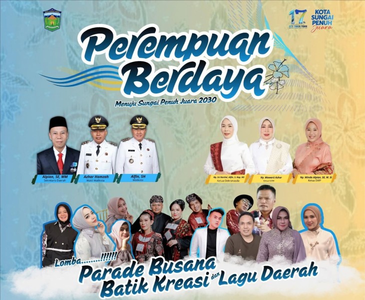 Parade Batik Kreasi Meriahkan Sungai Penuh, DWP Gandeng UMKM Dorong Ekonomi Lokal