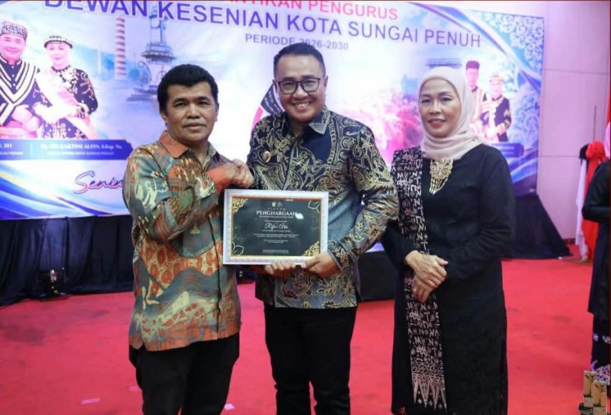 Sri Kartini Alfin Pimpin Dewan Kesenian Sungai Penuh 2026–2030, Wali Kota: Jadi Motor Penggerak Budaya Daerah