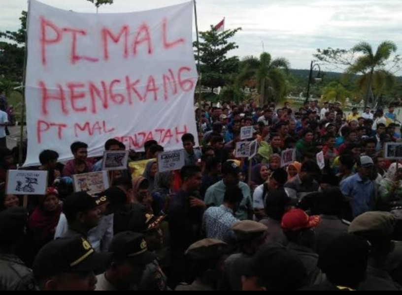 Jika Tak Patuh, Masyarakat Kerumutan Bakal Duduki Lahan PT. MAL