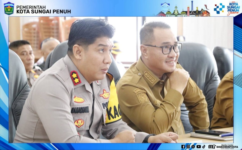 Wali Kota Alfin Ikuti Rakor Nasional Operasi Ketupat 2026, Sungai Penuh Siap Wujudkan “Mudik Aman, Keluarga Nyaman”