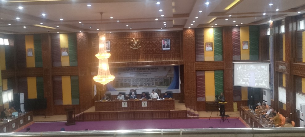 Sekda Rohil Jawab Pandangan Umum Fraksi Fraksi Terhadap laporan pertanggung Jawaban APBD 2025