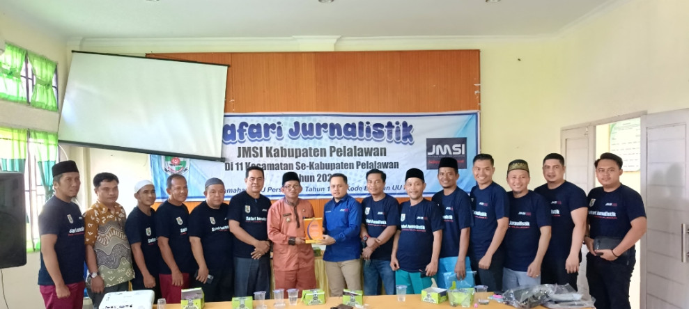 JMSI Pelalawan Tutup Safari Jurnalistik 2024 di Kerumutan