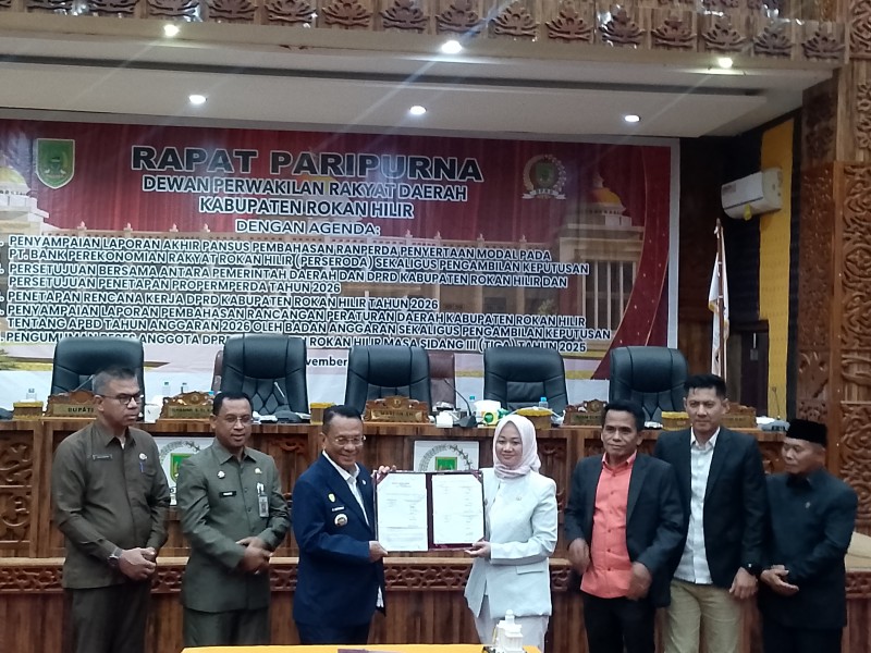 Banggar DPRD Rohil Sarankan  Bupati Terkait Lampiran Dokumen Pajak dan Retribusi Daerah