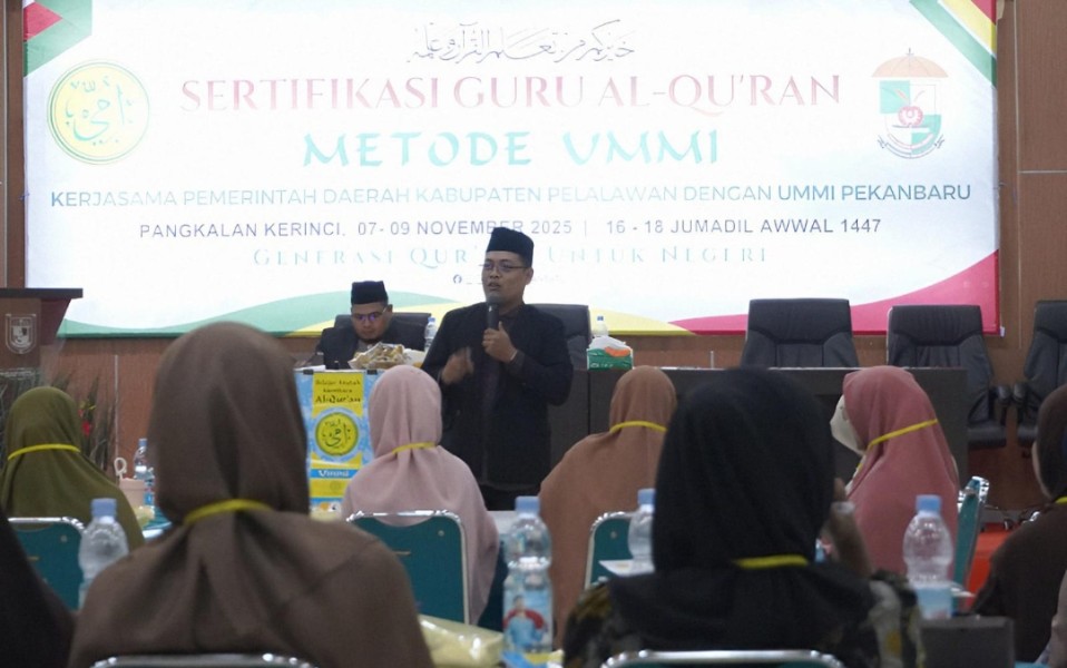 Sertifikasi Guru Al-Qur’an Metode UMMI Digelar di Pelalawan, Pemkab Dorong Standarisasi Pendidikan Qur’an