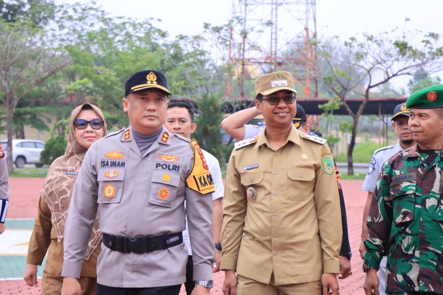 Polres Rohil Gelar Apel Pasukan Ops Ketupat LK Tahun 2025