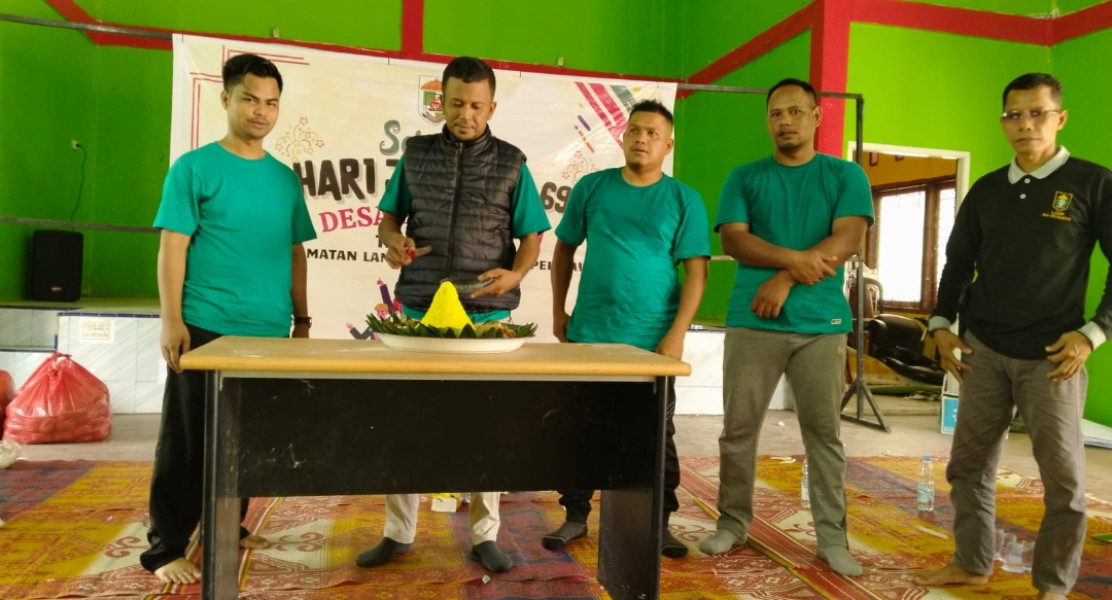 HUT Desa Penarikan Ke- 69 Tahun, Kades Sebut Pembangunan Desa Tak Lepas dari Dukungan Masyarakat