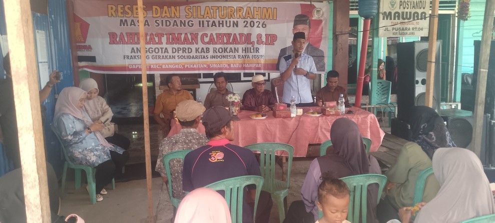 Masa Sidang Ke II Tahun 2026,DPRD Rohil Rahmat Imam Cahyadi Serap Aspirasi Masyarakat