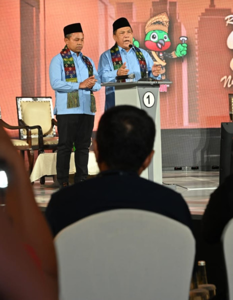 Tampil Menguasai Debat Kandidat Pilgub Riau Abdul Wahid-SF Hariyanto Ajak Seluruh Kandidat Bersama Membangun