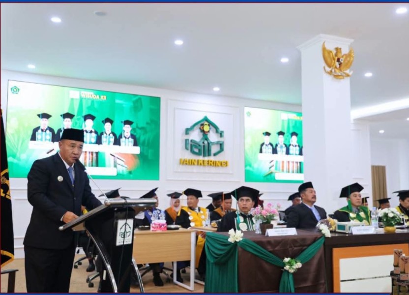Hadiri Wisuda XII IAIN Kerinci, Wako Alfin Dorong Transformasi Menuju UIN Kerinci