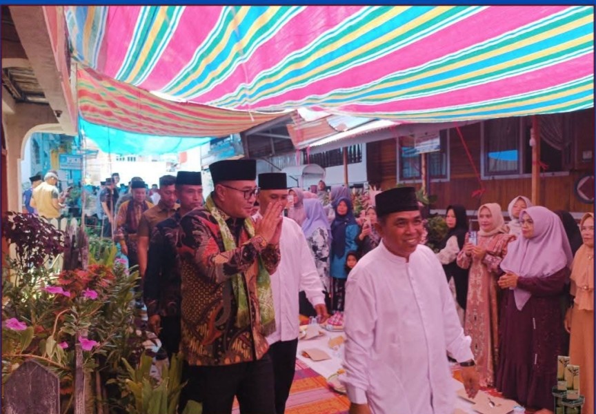 Hangat dan Penuh Kekeluargaan, Wako Alfin Hadiri Halal Bihalal Luhah Rio Singaro