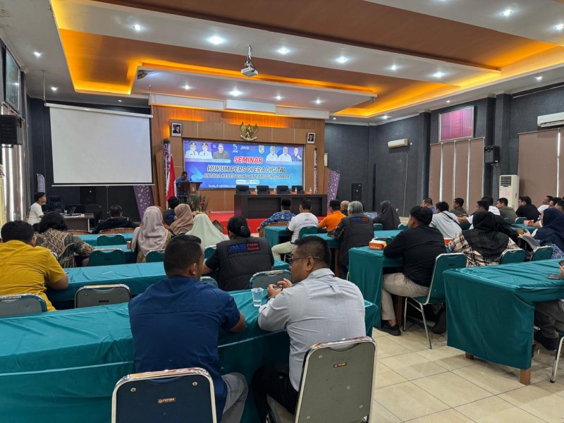 Didukung Pemda, EMP dan Musim Mas, JMSI Pelalawan Gelar Seminar Pers Digital: Mengupas Tanggung Jawab dan Ancaman Jurnalis