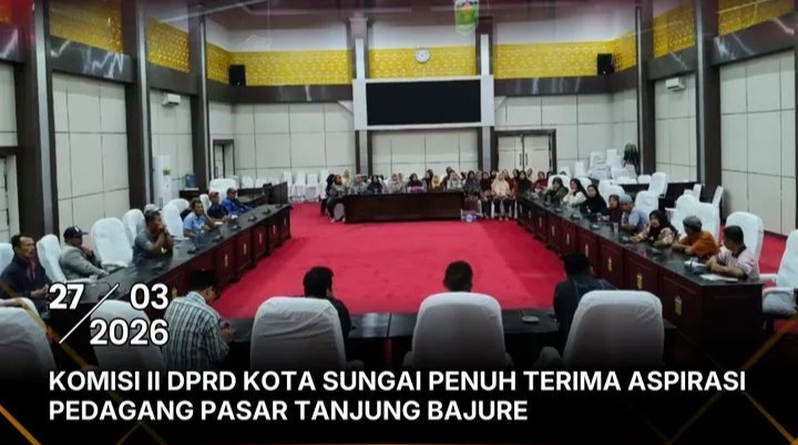 Komisi II DPRD Sungai Penuh Tampung Aspirasi Pedagang, Relokasi Pasar Tanjung Bajure Disorot