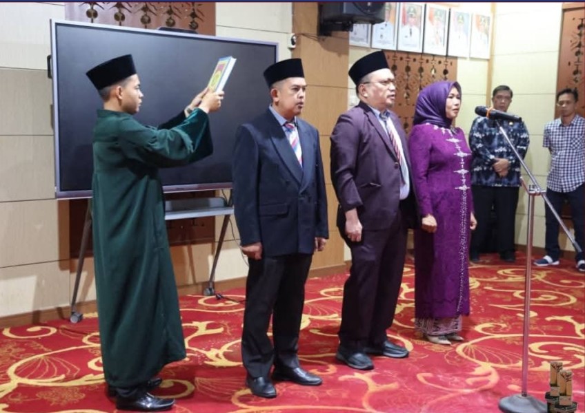 Wawako Azhar Hamzah Lantik Tiga Pejabat RSUD, Dorong Peningkatan Layanan Kesehatan
