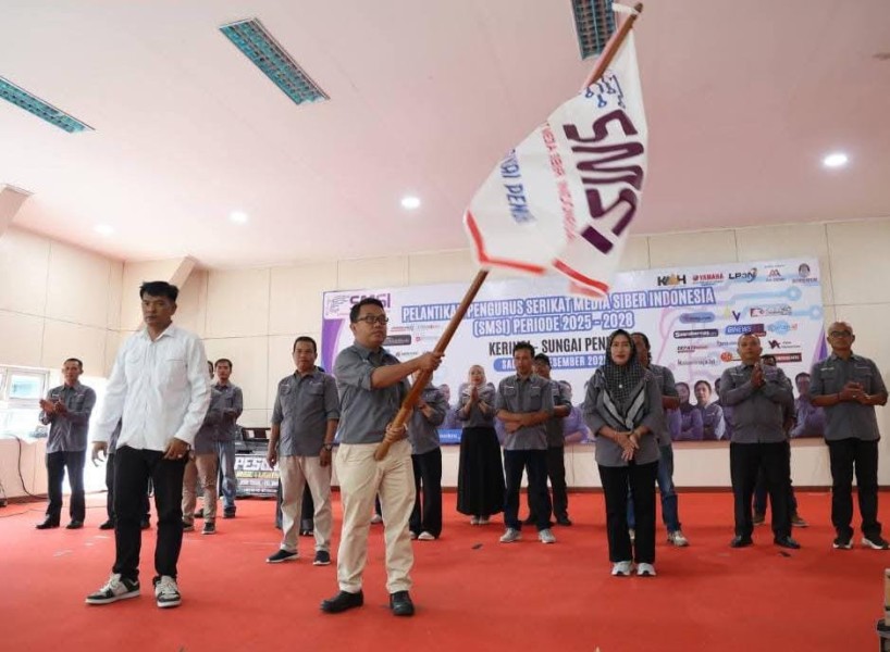 Wawako Azhar Hamzah Hadiri Pelantikan SMSI Kerinci–Sungai Penuh, Tegaskan Pemerintah Tak Anti Kritik